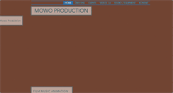 Desktop Screenshot of mowoproduction.com